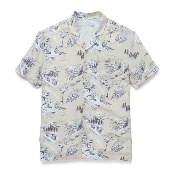 NEW Mens Harley Davidson Celebration Hawaiian Shirt Vintage Style Size Large NWT - Picture 3 of 8